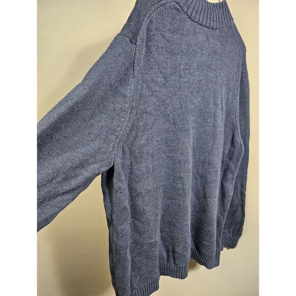 Mens Gray Croft & Barrow Sweater 1/4 Zip Long Sleeve Size 2XB - Picture 6 of 13